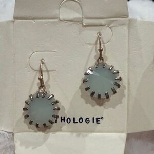 Mythologie Mint and gold Earrings